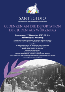 Gedenken Deportation Würzburg 2025