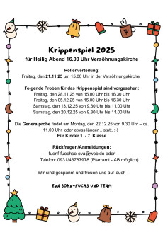 Krippenspiel 2025