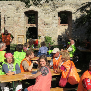 Feier nach Fahrradgottesdienst